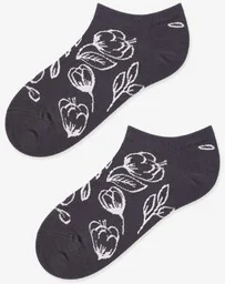Stopki damskie bawełniane w kwiatki Footies Flora Marilyn - Skarpetki damskie - miniaturka - grafika 1