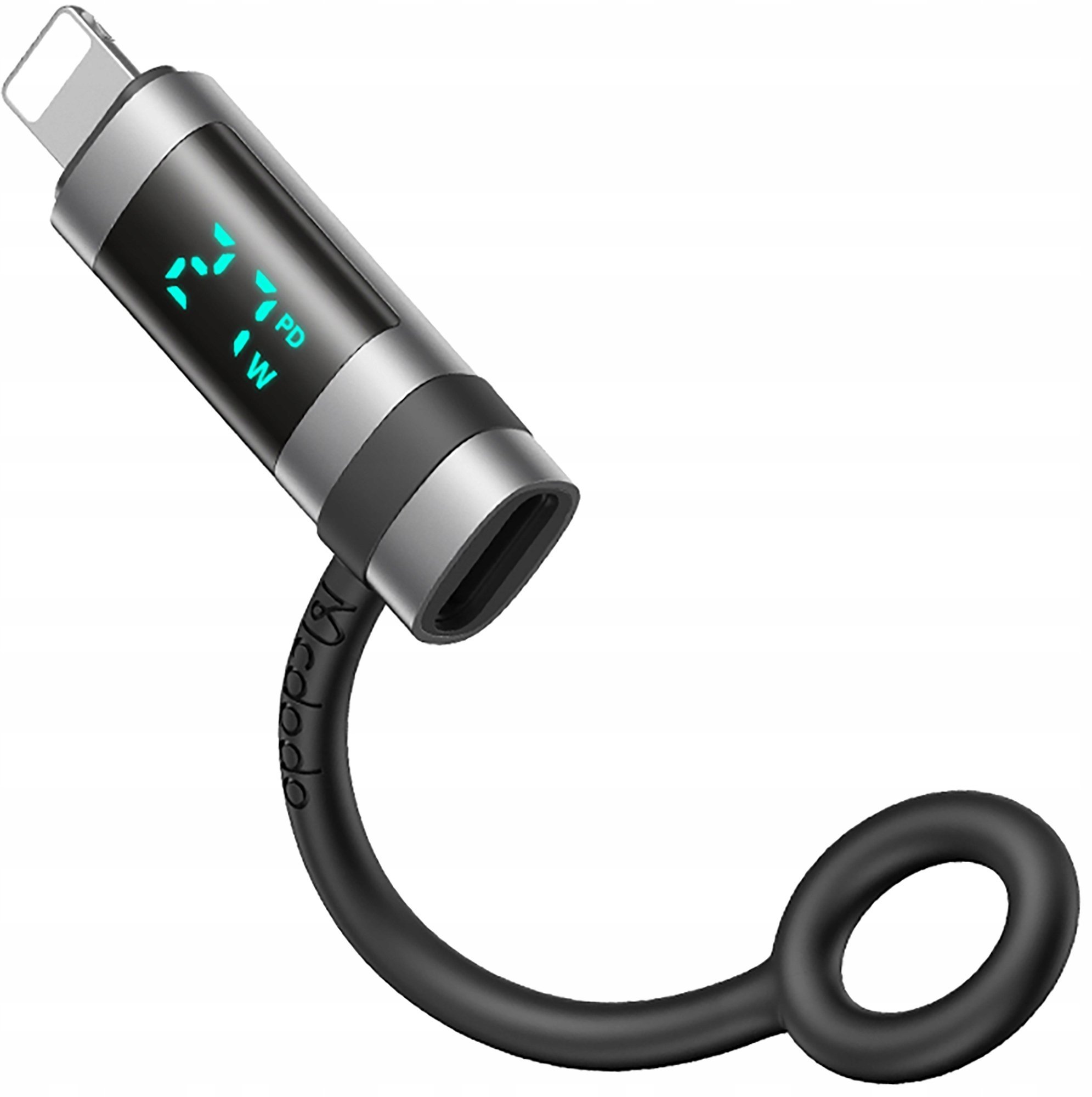 Apple Kabel USB Mcdodo MCDODO ADAPTER PRZEJŚCIÓWKA USB-C USB TYP C DO LIGHTNING IPHONE 36W MIERNIK