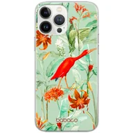 Etui i futerały do telefonów - Etui do Apple IPHONE XS Max Kwiaty 049 Babaco Nadruk pełny Zielony - miniaturka - grafika 1