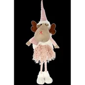 Ozdoby bożonarodzeniowe - Renifer z podświetlanymi rogami 60 cm mix kolorów - miniaturka - grafika 1