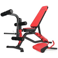 Ławki treningowe - Zestaw Ms40 Ławka Dwustronna + Modlitewnik (Wsuwka) + Prasa Na Nogi - Marbo Sport - miniaturka - grafika 1