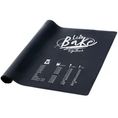 Pozostałe akcesoria kuchenne - Stolnica silikonowa 60 x 40 cm, czarna - miniaturka - grafika 1