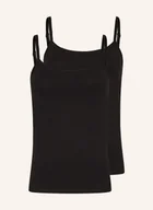 Koszulki i topy damskie - Falke Top Daily Comfort, 2 Szt. schwarz - miniaturka - grafika 1