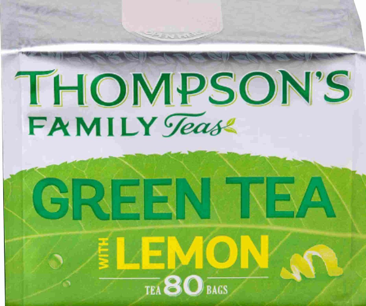 THOMPSONS Herbata Zielona Cytryna 80tb @
