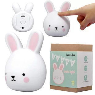 Reer Lampka nocna Led dotykowa na baterie królik - Lampy stojące - miniaturka - grafika 1