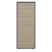 Kratki i pergole - Panel żaluzjowy poziomy regulowany do pergoli ELEGANCE/DELUXE/FUSION 1 m Woodgrain - Gutroof - miniaturka - grafika 1
