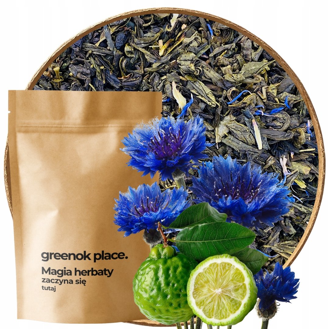 Herbata zielona Earl Grey 1000g z bergamotką