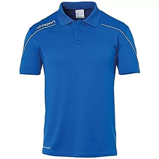 Koszulki męskie - Uhlsport Polo Stream 22 męska koszulka polo niebieski niebieski/biały L 4051309792383 - grafika 1