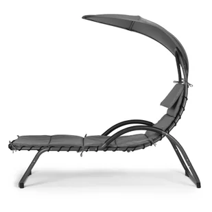 Leżanka ogrodowa z dużym owalnym daszkiem ModernHome - Meble ogrodowe Leżanka ogrodowa z dużym owalnym daszkiem ModernHome - Meble ogrodowe - miniaturka - grafika 6
