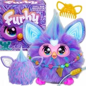 Maskotki i pluszaki - FURBY 2.0 Interaktywna maskotka Fioletowa Hasbro F6743 ŚWIECI ZABAWKA - miniaturka - grafika 1