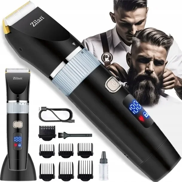 Maszynka Do Strzyżenia Wododporna Do Brody Włosów Barber Usb 7w1