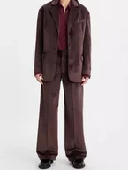 Spodnie damskie - Levi's spodnie damskie baggy trouser długa rozmiar 31/31 fiolet śliwkowe - miniaturka - grafika 1