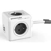Przedłużacze i rozgałęźniki - Powercube ORNO-Polska ORNO Przedłużacz Z 4-KROTNYM GNIAZDEM E/FR I 2XUSB 5V/2.1A - miniaturka - grafika 1