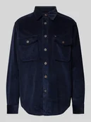 Kurtki męskie - Kurtka koszulowa o kroju regular fit z listwą guzikową model ‘CORDUROY’ - miniaturka - grafika 1