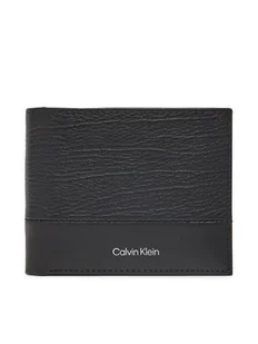 Calvin Klein Portfel męski Subtle Mix Bifold 5Cc W/Coin K50K512858 Czarny - Portfele - miniaturka - grafika 1