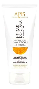 Apis NATURAL COSMETICS Nawilżająco - wygładzający nektar do ciała z miodem, mleczkiem pszczelim i olejkiem arganowym, 200 ml - Balsamy i kremy do ciała - miniaturka - grafika 1