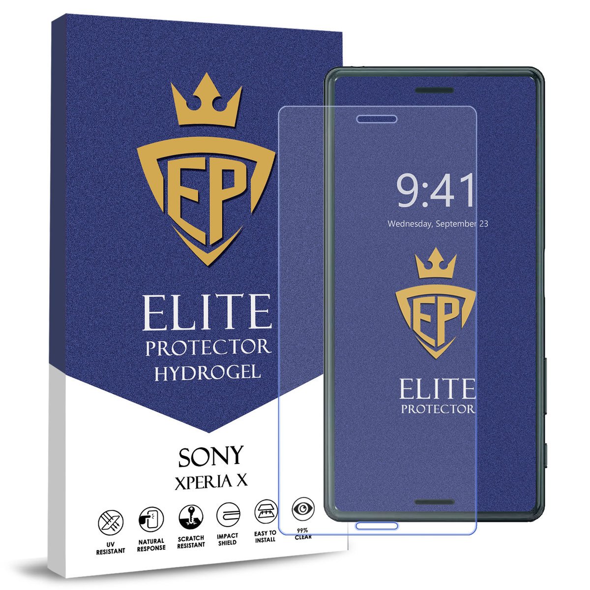 FOLIA 5D CAŁY EKRAN NA TELEFON DO SONY XPERIA X HYDROŻELOWA ORYGINAŁ