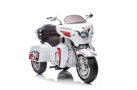 Pojazdy elektryczne dla dzieci - Motor Na Akumulator Trójkołowy Goldwing Biały - miniaturka - grafika 1