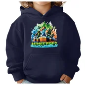 Bluzy dla dziewczynek - BLUZA DZIECIĘCA MINECRAFT LEGENDS 146-152 CHŁOPIĘCA DZIEWCZĘCA PREZENT - miniaturka - grafika 1