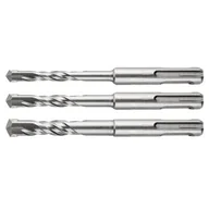 Akcesoria do elektronarzędzi - VERTO Zestaw wierteł do betonu SDS, zestaw 3 sztuki - 6, 8, 10 x 110 mm - miniaturka - grafika 1