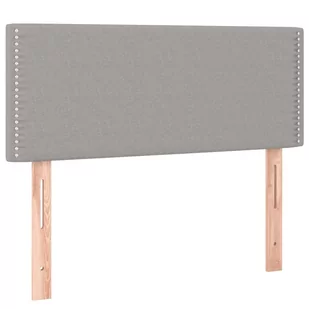 Lumarko Zagłówek do łóżka, jasnoszary, 100x5x78/88 cm, tkanina - Inne meble do sypialni - miniaturka - grafika 1