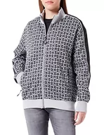 Bluzy damskie - Replay Bluza damska, 010 czarny/biały, XL - miniaturka - grafika 1