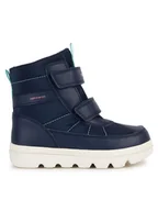Buty dla dziewczynek - Geox Śniegowce J Willaboom Girl B A J36HWD 0FU54 C4002 D Granatowy - miniaturka - grafika 1