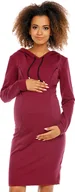 Sukienki ciążowe - Damska sukienka ciążowa PeeKaBoo Bhremsa Burgundy S - miniaturka - grafika 1