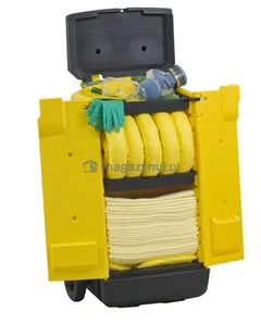 Zestaw mobilny, wózek Kaddie - sorbenty chemiczne (absorpcja 56 l) - Sorbenty - miniaturka - grafika 2