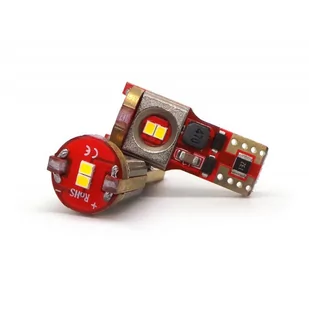W5W Żarówka Led T10 10V-16V Canbus 400Lm Biała Mocna - Żarówki samochodowe - miniaturka - grafika 1