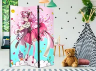 Parawany - Parawan 3-częściowy - Czarodziejka Miko [Room Dividers] (rozmiar 135x172) - miniaturka - grafika 1