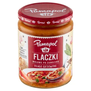 Pamapol - Flaczki Wołowe Po Zamojsku Długo Gotowane 500G - Szybkie dania obiadowe - miniaturka - grafika 1