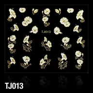 Ozdoby do paznokci - Naklejki 3D - Kwiatki Tj013 Bi - miniaturka - grafika 1