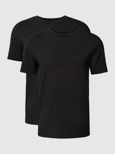 T-shirt z okrągłym prążkowanym dekoltem w zestawie 2 szt. - Piżamy męskie - miniaturka - grafika 1