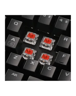 D-E Layout - Sharkoon Skiller Mech SGK3 Red U - Klawiatury - miniaturka - grafika 1