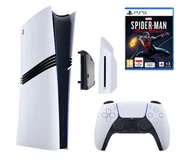 Konsole Playstation - Sony PlayStation 5 Pro + Disc Drive+ Spider-Man Miles Morales - miniaturka - grafika 1