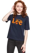 Koszulki i topy damskie - LEE T SHIRT DAMSKI TEE MIDNIGHT NAVY L43RAIMA 112109732 - Lee - miniaturka - grafika 1