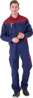 Odzież robocza - KOMBINEZON OCHRONNY REIS KF; GRANATOWO-CIEMNOCZERWONY (62) - miniaturka - grafika 1