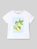 Koszulki dla dziewczynek - męski t-shirt o kroju regular fit z nadrukiem z motywem model 'SOUR & SWEET' - miniaturka - grafika 1