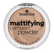 Pudry do twarzy - Essence Mattifying Compact Powder, puder matujący w kompakcie 02 Soft Beige, 11 g - miniaturka - grafika 1