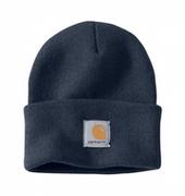 Czapki damskie - Czapka zimowa Carhartt Acrylic Watch Hat A18 Navy - miniaturka - grafika 1