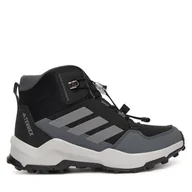 Buty trekkingowe dziecięce - Trekkingi adidas Terrex AX4R Mid JI0920 Czarny - miniaturka - grafika 1