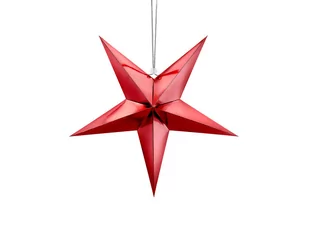 PartyDeco "Gwiazda papierowa, 45cm, czerwony" GWP1-45-007M [14766409] - Urodziny dziecka - miniaturka - grafika 1