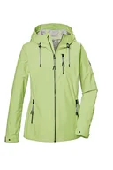 Kurtki damskie - G.I.G.A. DX Damska kurtka softshellowa/kurtka outdoorowa z kapturem GS 74 WMN SFTSHLL JCKT, jasna wiosenna zieleń, 38, 43052-000 - miniaturka - grafika 1