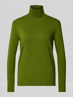 Swetry damskie - Sweter z dzianiny ze stójką model ‘KIKU’ - miniaturka - grafika 1