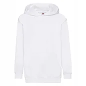 Bluzy dla dziewczynek - Bluza Dziecięca Z Kapturem Hooded Sweat Biały r. 9-11(140) - miniaturka - grafika 1