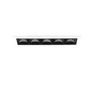 Ideal Lux Lampa wpuszczana LIKA TRIM 12W 4000K czarna 267876 267876/IL - Oprawy, klosze i abażury - miniaturka - grafika 1