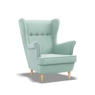 Fotele - Fotel skandynawski, Myso 81x95x102 cm, błękitny - miniaturka - grafika 1