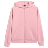 Bluzy sportowe damskie - Bluza damska 4F Sweatshirt F1763 Rozmiar: M / Kolor: jasnoróżowy - miniaturka - grafika 1