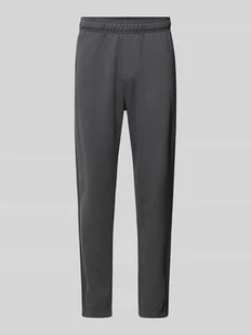 Spodnie dresowe z elastycznym ściągaczem - Spodnie sportowe męskie - miniaturka - grafika 1